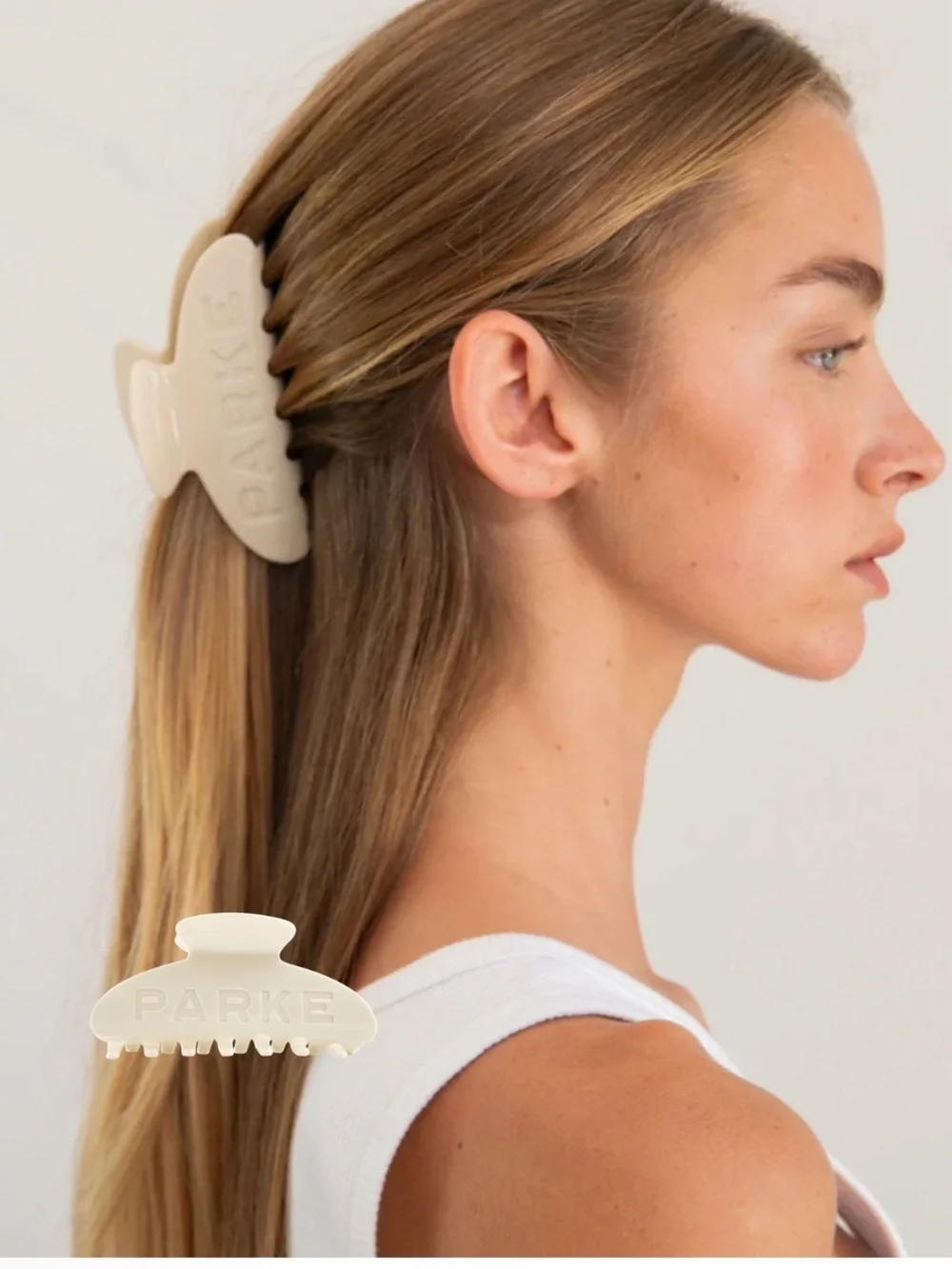 Parke Cream Claw Clip Bridal Drop 2026